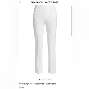 CHIARA BONI NEW with tags color white pants size 42 (M) (6US)